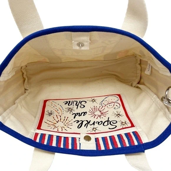 NWT BRIGHTON Mini Canvas Tote Crossbody Bag - Picture 5 of 9